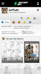 Mobile Screenshot of aoitsuki.deviantart.com