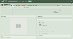 Desktop Screenshot of damain-xi.deviantart.com