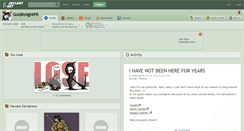 Desktop Screenshot of goldknightpk.deviantart.com