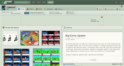 Desktop Screenshot of cyberaxl.deviantart.com