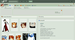 Desktop Screenshot of aoitori.deviantart.com