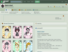 Tablet Screenshot of black-cheri.deviantart.com