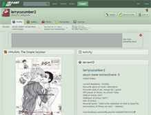 Tablet Screenshot of larrycucumber2.deviantart.com