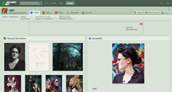 Desktop Screenshot of cari.deviantart.com