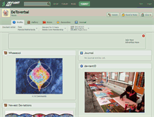 Tablet Screenshot of detoverbal.deviantart.com