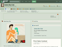 Tablet Screenshot of goten-bra-club.deviantart.com