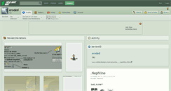 Desktop Screenshot of eroded.deviantart.com