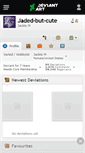 Mobile Screenshot of jaded-but-cute.deviantart.com