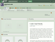 Tablet Screenshot of jaded-but-cute.deviantart.com