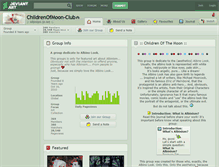 Tablet Screenshot of childrenofmoon-club.deviantart.com