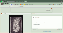 Desktop Screenshot of bentoddfox.deviantart.com