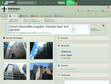 Tablet Screenshot of alabesque.deviantart.com