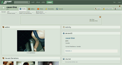 Desktop Screenshot of cause-time.deviantart.com