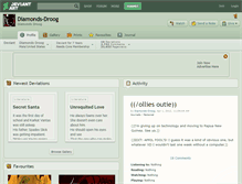 Tablet Screenshot of diamonds-droog.deviantart.com