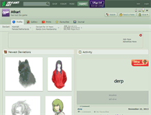 Tablet Screenshot of mikari.deviantart.com