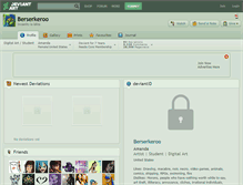 Tablet Screenshot of berserkeroo.deviantart.com