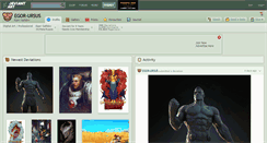 Desktop Screenshot of egor-ursus.deviantart.com