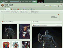 Tablet Screenshot of egor-ursus.deviantart.com