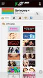 Mobile Screenshot of beliebers.deviantart.com