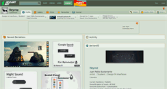 Desktop Screenshot of heyvoz.deviantart.com
