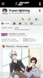 Mobile Screenshot of frozen-lightning.deviantart.com