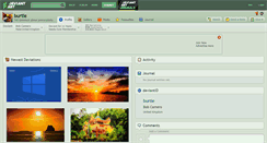 Desktop Screenshot of burtie.deviantart.com