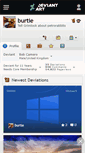 Mobile Screenshot of burtie.deviantart.com