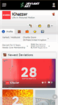 Mobile Screenshot of ichazzer.deviantart.com