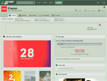 Tablet Screenshot of ichazzer.deviantart.com