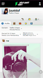 Mobile Screenshot of juustduf.deviantart.com