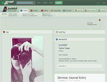 Tablet Screenshot of juustduf.deviantart.com