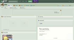 Desktop Screenshot of lysia.deviantart.com
