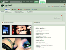 Tablet Screenshot of moreliesef.deviantart.com