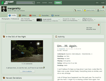 Tablet Screenshot of macgerahty.deviantart.com