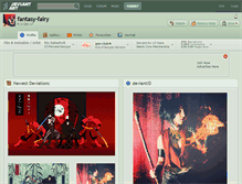 Tablet Screenshot of fantasy-fairy.deviantart.com