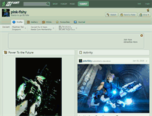 Tablet Screenshot of pink-fishy.deviantart.com