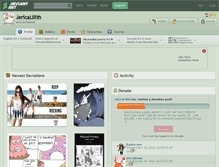 Tablet Screenshot of jericalilith.deviantart.com