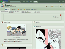 Tablet Screenshot of dbzsisters.deviantart.com
