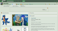 Desktop Screenshot of crazy-foxie.deviantart.com