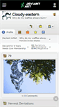 Mobile Screenshot of cloudy-eastern.deviantart.com