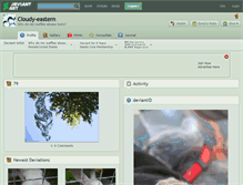 Tablet Screenshot of cloudy-eastern.deviantart.com