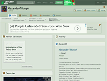 Tablet Screenshot of alexander-triumph.deviantart.com