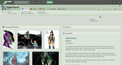Desktop Screenshot of hyperguyver.deviantart.com