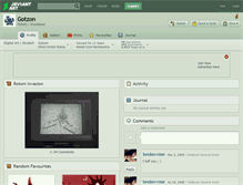 Tablet Screenshot of gotzon.deviantart.com