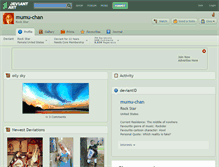 Tablet Screenshot of mumu-chan.deviantart.com