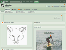 Tablet Screenshot of gabygalaxy.deviantart.com