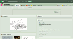 Desktop Screenshot of gloomcake.deviantart.com