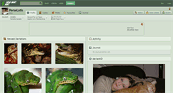 Desktop Screenshot of perselotis.deviantart.com