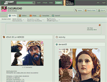 Tablet Screenshot of cucurucho.deviantart.com