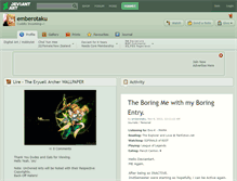Tablet Screenshot of emberotaku.deviantart.com